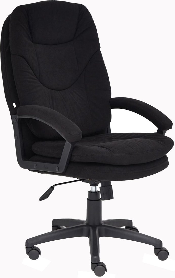 

Офисное кресло TetChair Комфорт ЛТ (флок, черный)