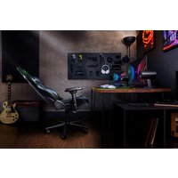 Игровое (геймерское) кресло Razer Enki (черный/зеленый)