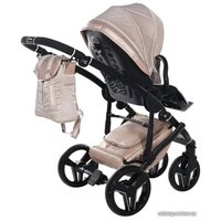 Универсальная коляска Junama Clermont (2 в 1, бежевый/рама черная)