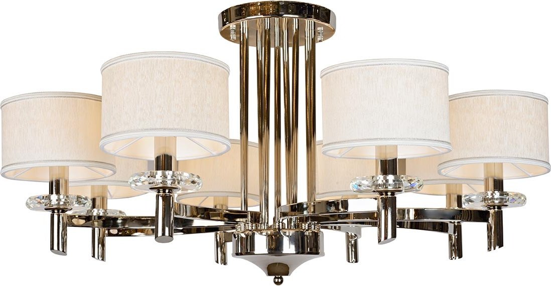 

Люстра средней высоты iLamp Fusion 88396/8 (хром)