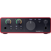 Аудиоинтерфейс Focusrite Scarlett Solo (4-е поколение)