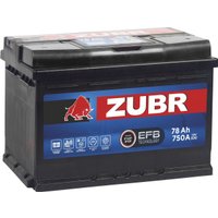 Автомобильный аккумулятор Zubr EFB R+ (78 А·ч)