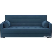 Диван Лига диванов Надежда 103072 (велюр, голубой)