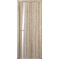 Межкомнатная дверь Юркас Stark ST12 ДО 60x200 (сонома дуб/зеркало)