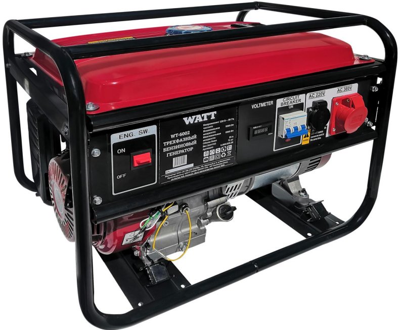 

Бензиновый генератор WATT WT-6002