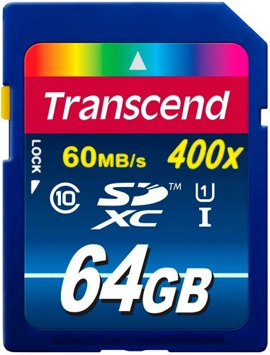 

Карта памяти Transcend SDXC (Class 10) UHS-I Premium 64Gb (TS64GSDU1)