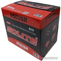 Автомобильный аккумулятор Solite 95D26R борт (85 А·ч)