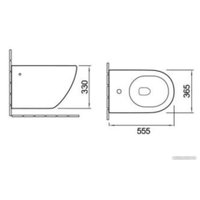 Биде SantiLine SL-5058MB