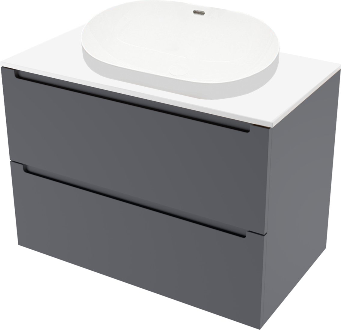 

ЗОВ Тумба с умывальником Дион 100 D100LAFM7015MKV5-LDSPW6002