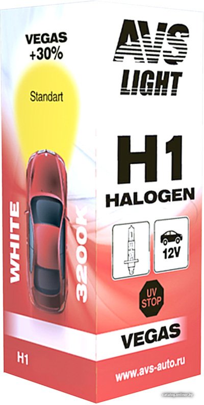 Галогенная лампа AVS Vegas H1 24V 70W 1шт [A78138S]