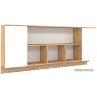 Полка Глазов Лойс 81 (дуб золотой/белый)