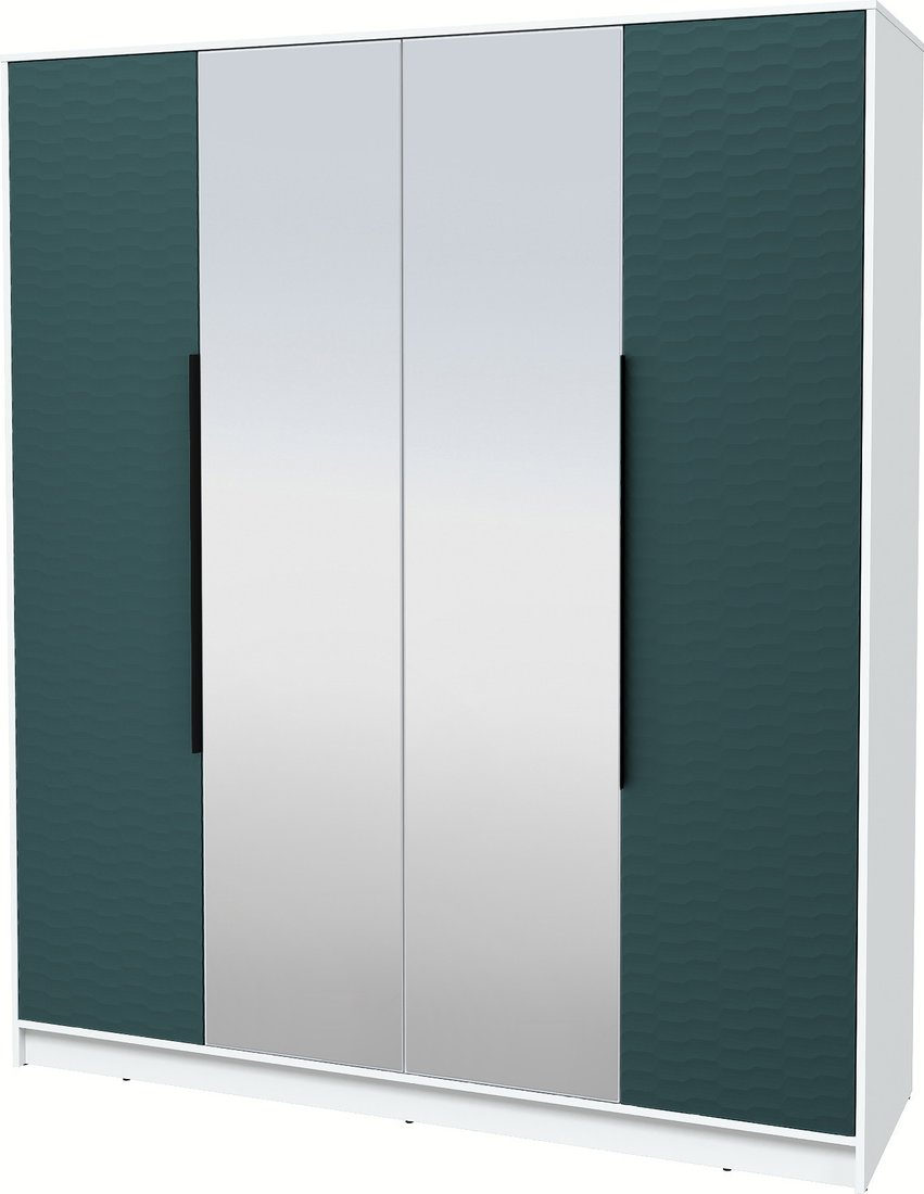 

Шкаф распашной Интерлиния Концепт Зодиак КТ-Ш4з (белый платинум/верде)