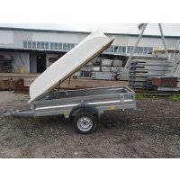 Одноосный прицеп AvtoS A25M1B (2500x1300x300, R13, ресс. AL-KO)