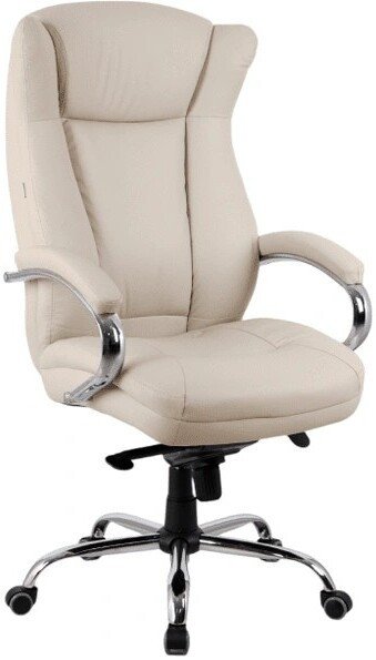 Офисное кресло King Style Hildi PU Chrome (кремовый)