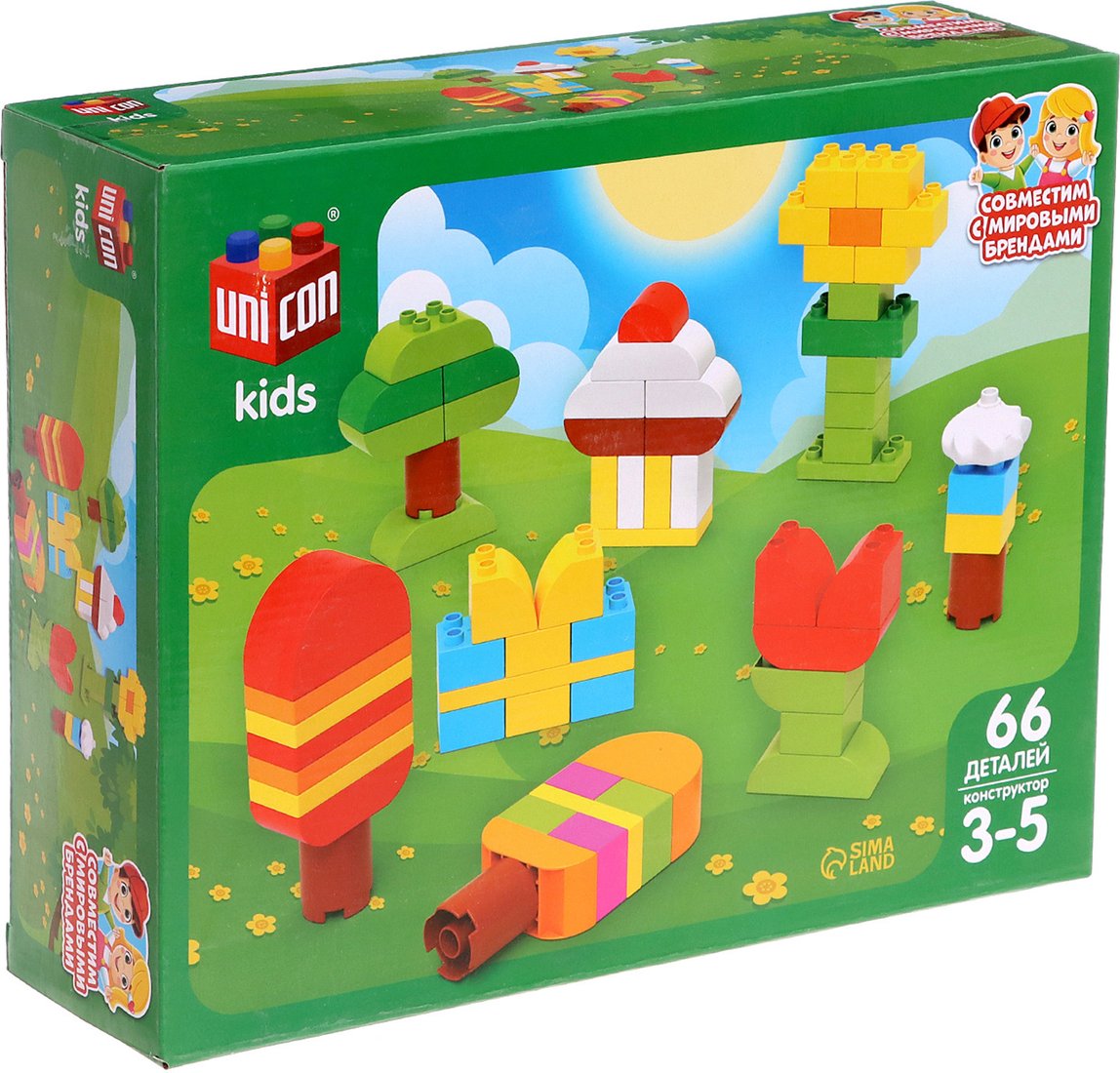 

Конструктор Unicon Kids 9826955 Фигуры