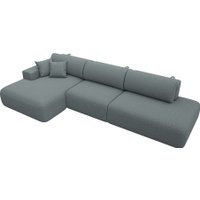 Угловой диван Лига диванов Лига-036 НПБ Модерн Лонг левый 124696L (рогожка амур серый)