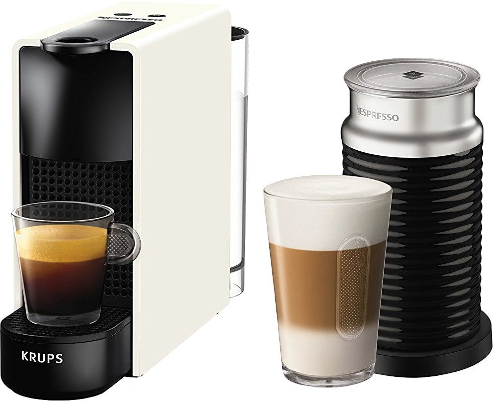 

Капсульная кофеварка Krups Essenza Mini & Aeroccino 3 XN111 (белый)