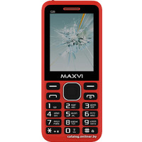 Кнопочный телефон Maxvi C25 (красный)