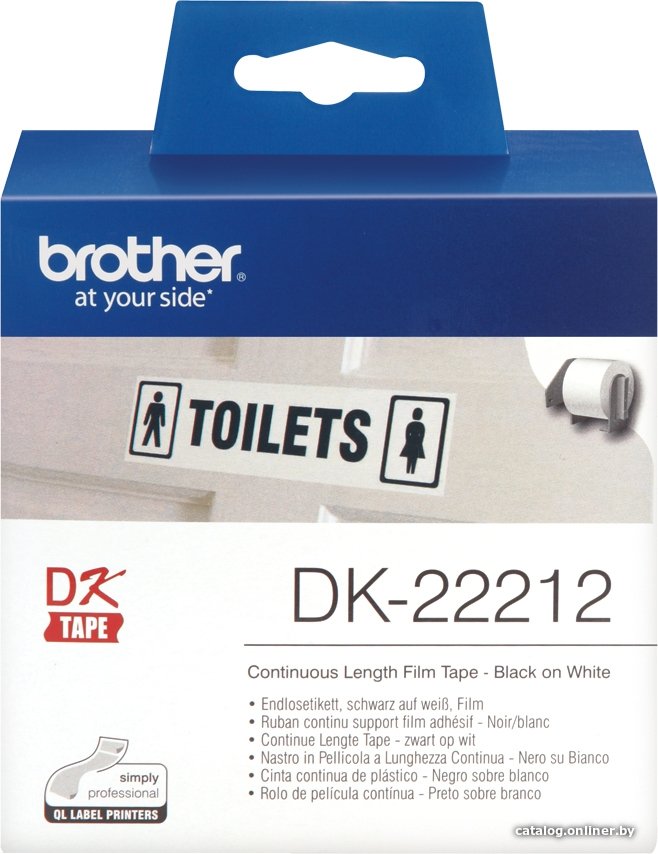 Термобумага Brother DK-22212 (62 мм, 15.24 м)
