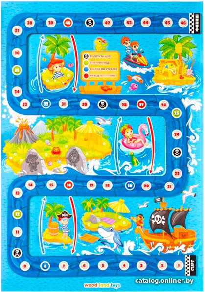 Настольная игра WoodLand Toys В поисках сокровищ 225103