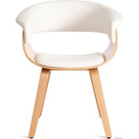 Стул TetChair Vimta дерево/металл/экокожа (белый)