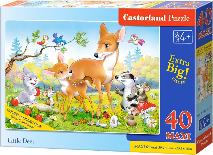 

Пазл Castorland Maxi Маленький олененок В-040384 (40 эл)