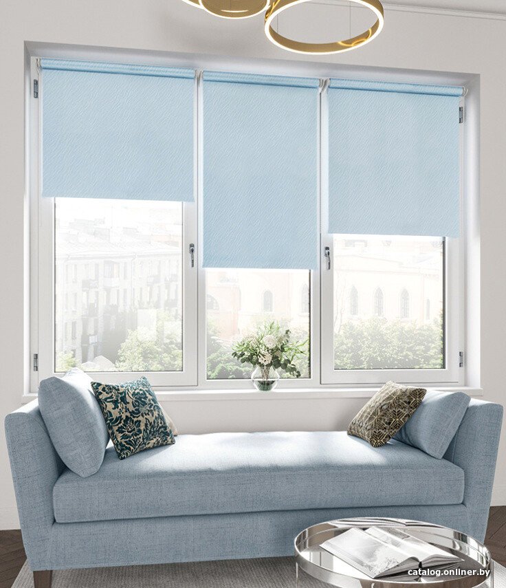 Рулонные шторы Legrand Бриз 66x175 (голубой)