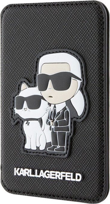 

Кредитница CG Mobile Karl Lagerfeld Saffiano NFT Karl & Choupette KLWMSPSAKCPMK (черный)