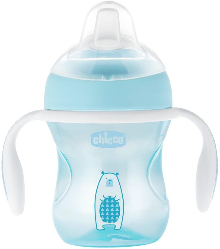 

Поильник Chicco Transition Cup 340728503 (200мл, голубой)