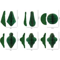 Елочная игрушка Золотая сказка 592541 (6 шт, изумрудный)