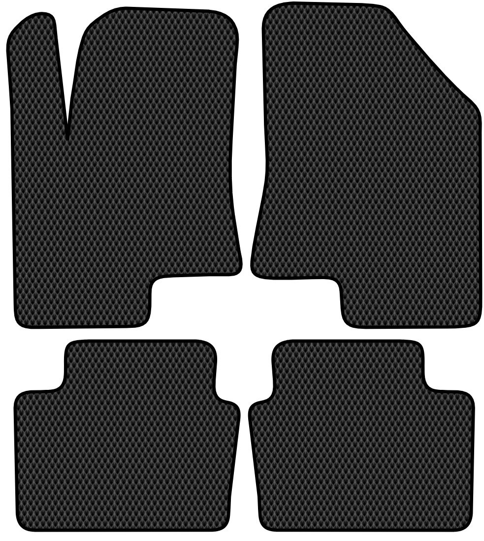 

Комплект ковриков для авто Alicosta Changan CS35 Plus I (suv) 2018 - 2021 (черный, ромб)