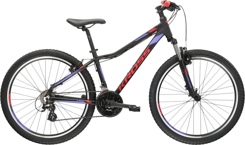 

Велосипед Kross Lea 2.0 27.5 DM/19" 2023 (черный/розовый/фиолетовый)