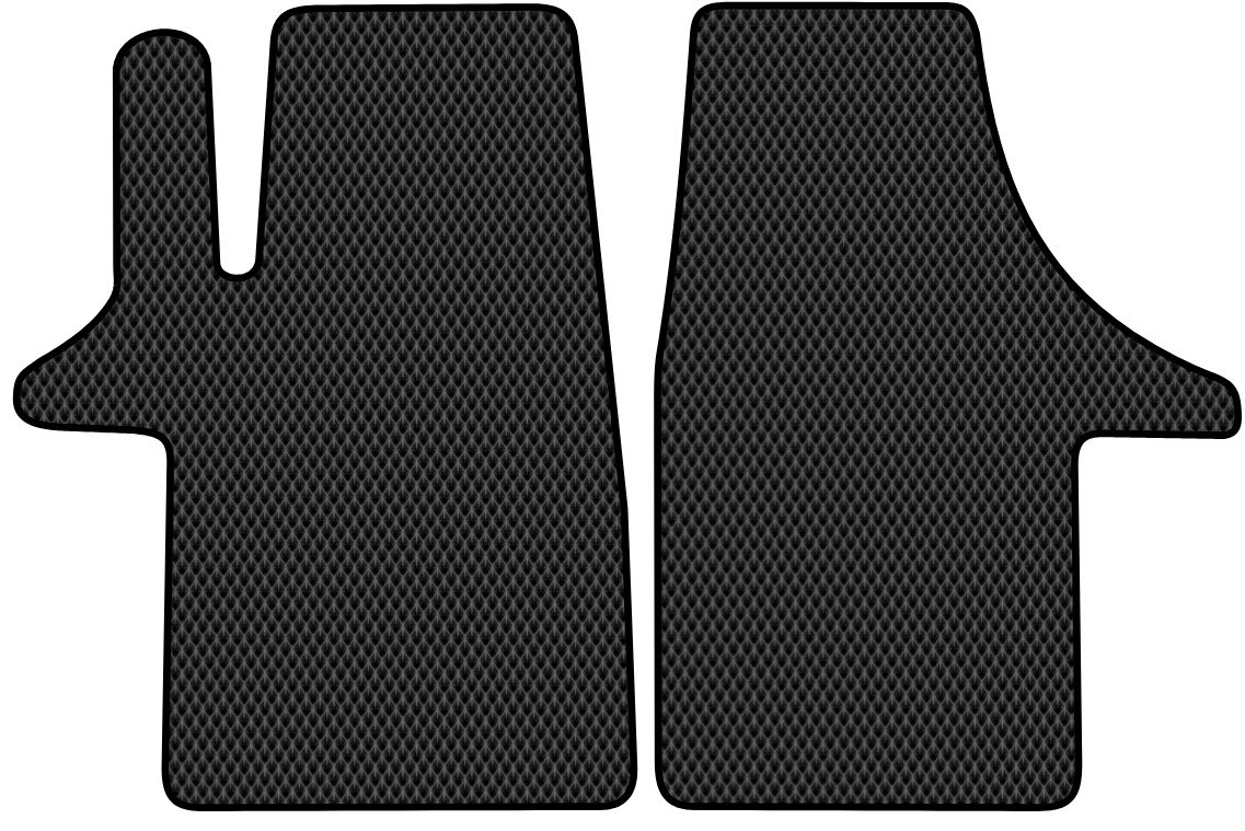 

Комплект ковриков для авто Alicosta Volkswagen Transporter V (грузовик / T5 / 3 места) 2003 - 2015 (черный, ромб)