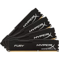 Оперативная память HyperX Fury 4x8GB DDR4 PC4-19200 HX424C15FB2K4/32