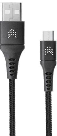 Кабель Rocket Contact USB Type-A - USB Type-C (1 м, черный)