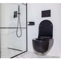 Унитаз подвесной Bocchi V-Tondo Rimless (черный матовый) 1417-004-0129+A0336-004 в Лиде