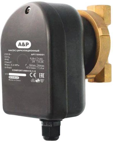 

Циркуляционный насос A&P Comfort-HWH15-1.5