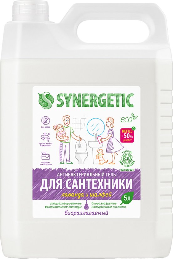 

Средство для ванных комнат Synergetic Сказочная чистота для сантехники 5 л