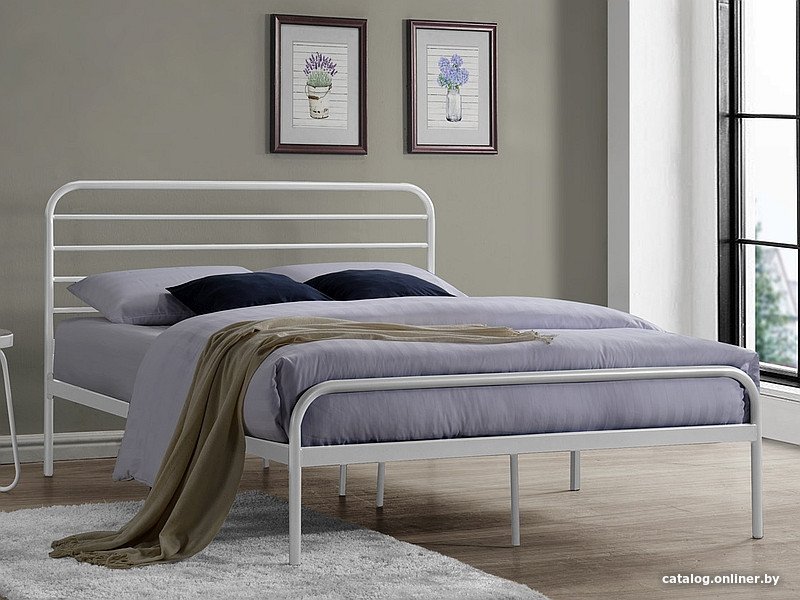 Кровать Signal Bolonia 140x200 (белый)
