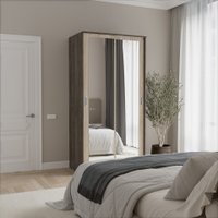 Шкаф-купе Кортекс-мебель Лагуна ШК01-02 (орех элия/дуб сонома)