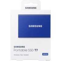 Внешний накопитель Samsung T7 500GB (синий)