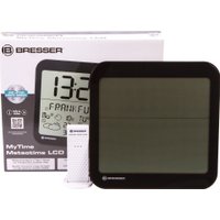 Настенные часы Bresser MyTime Meteotime LCD (черный)