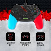 Геймпад A4Tech Bloody GP30 (черный/голубой)