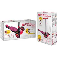 Трехколесный самокат Yvolution Y Glider Deluxe (розовый)