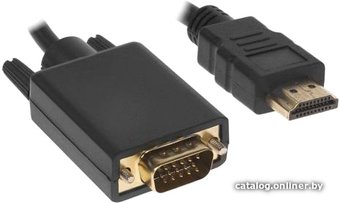 Кабель USBTOP HDMI - VGA (1.8 м, черный)