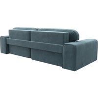 Угловой диван Лига диванов Лига-029 левый 121925L (велюр бирюзовый)