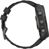 Умные часы Garmin Fenix 8 51мм (серый, черный силиконовый ремешок)