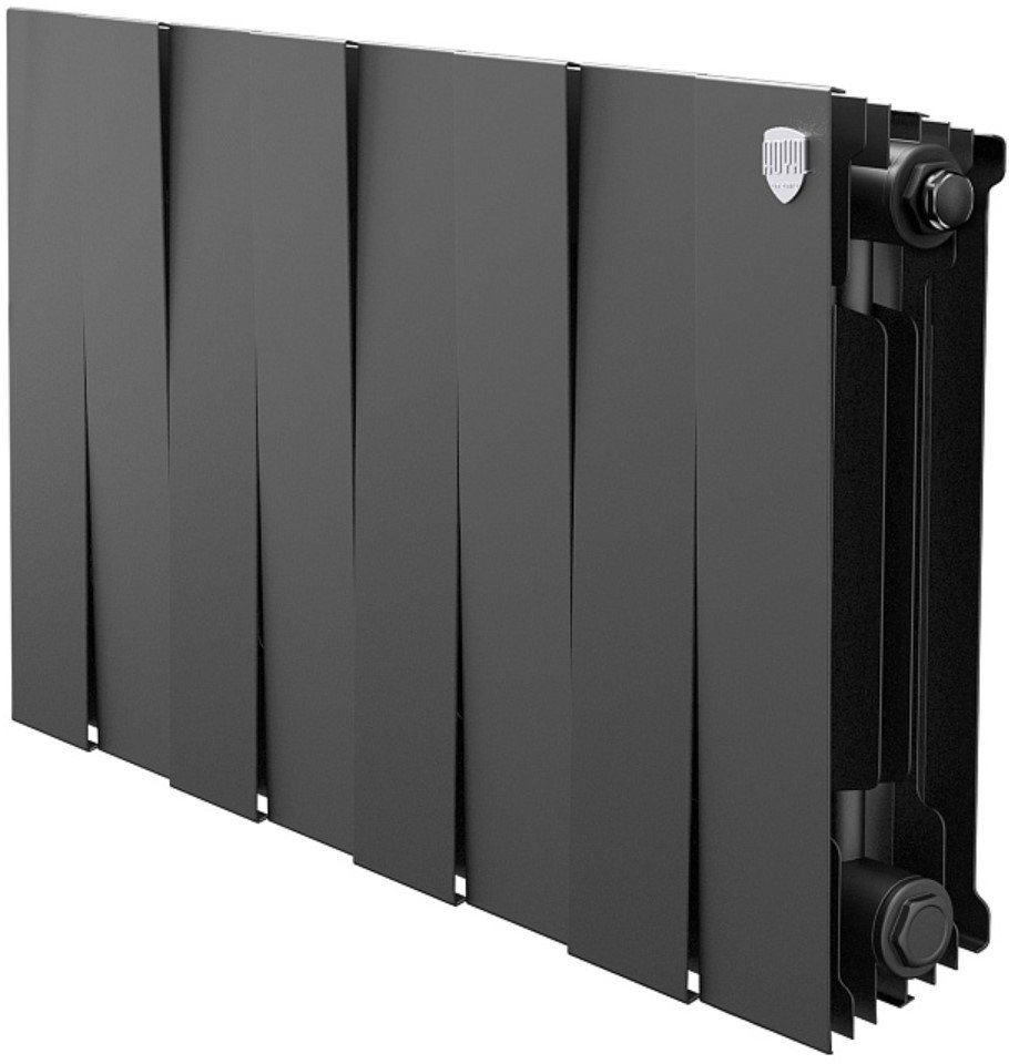 Биметаллический радиатор Royal Thermo PianoForte 300 Noir Sable (8 секций)