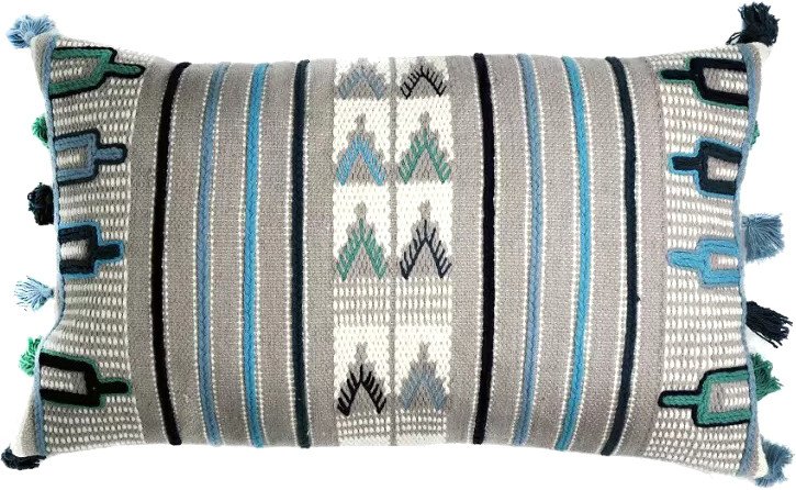 

Чехол на подушку Tkano Ethnic TK18-CC0002 (зеленый/синий/серый)