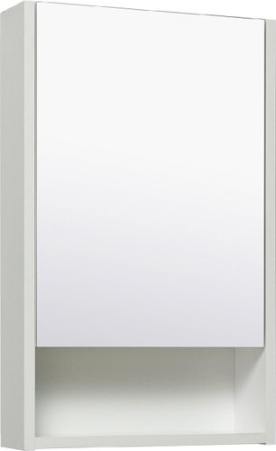 Runo Шкаф с зеркалом для ванной Микра 40
